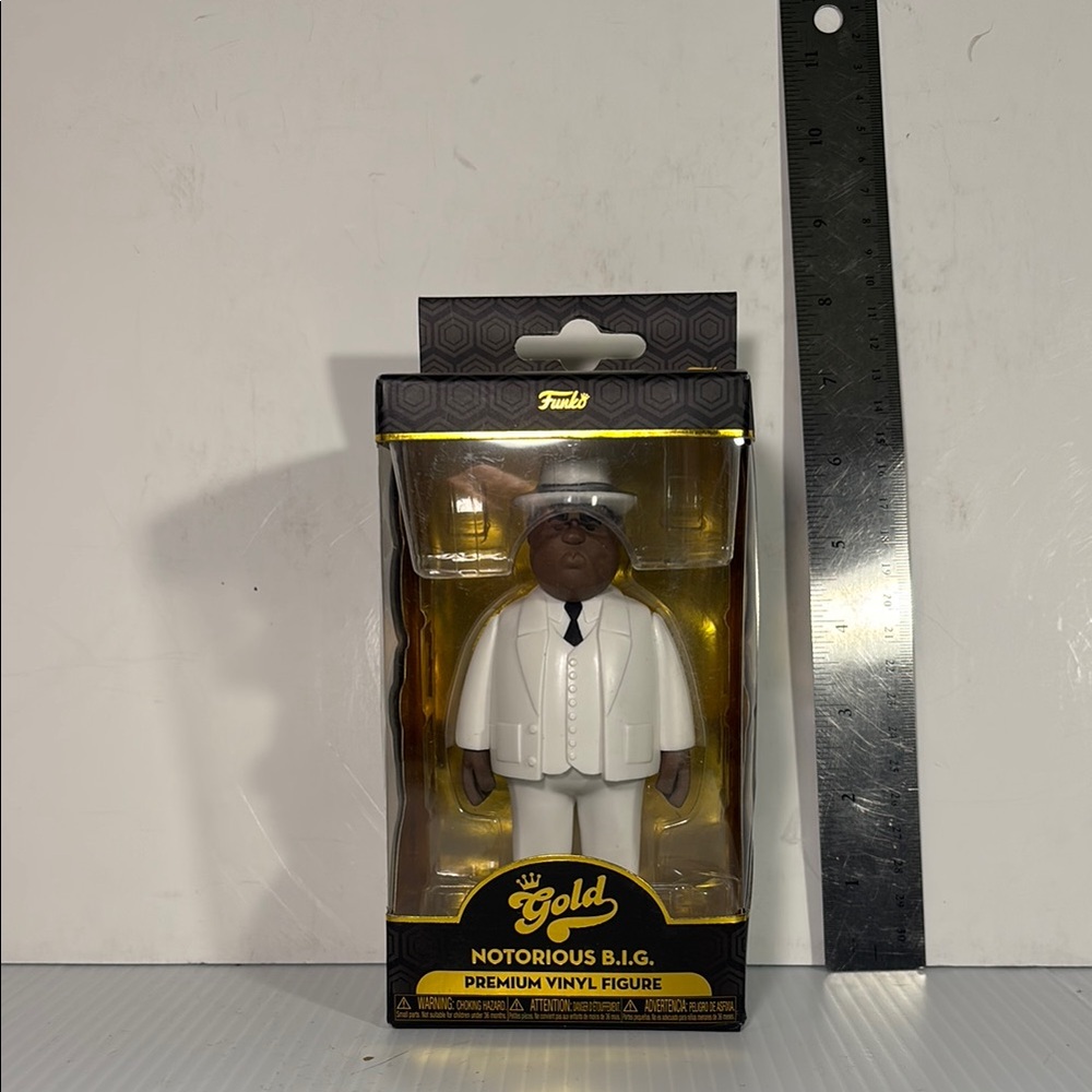 Funko Gold Notorious B.I.G. in White and Black